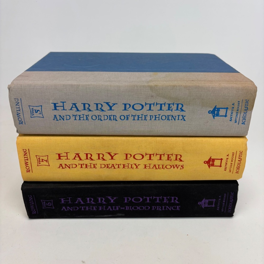Scholastic Harry Potter Book Set 5-7 Hardcover Multicolor Good‎ First Editions